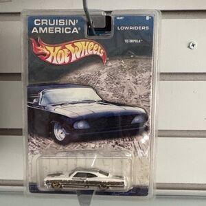 Hot Wheels '65 Impala Toy Car - Black and White
